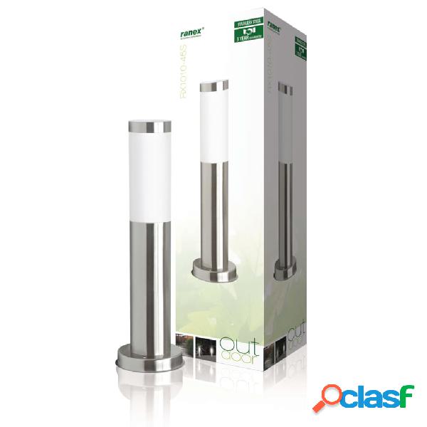 Ranex Paletto da Giardino 20 W Cromo 45 cm RX1010-45