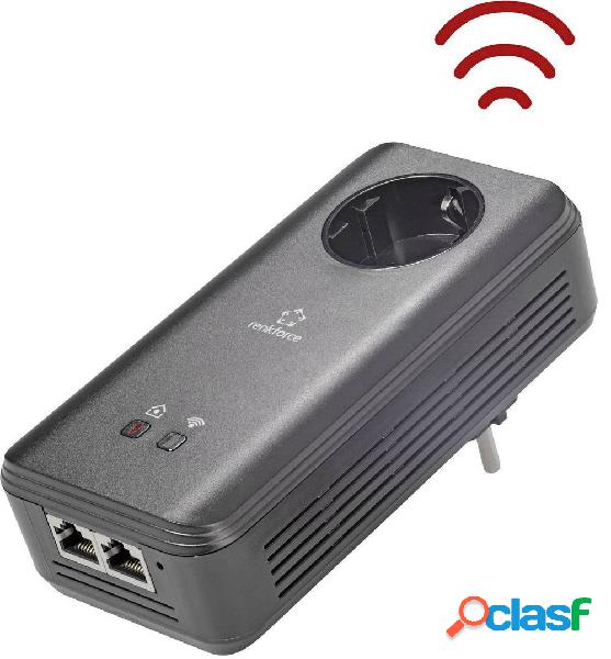 Renkforce PL1200D WiFi Powerline WLAN adattatore singolo 1.2