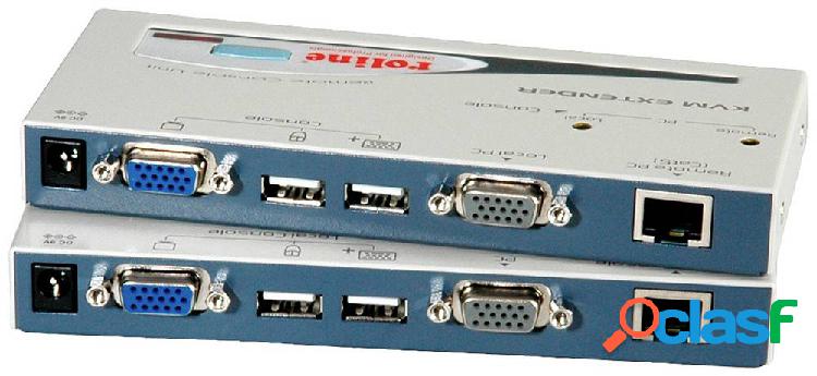 Roline 14.01.3249 USB KVM Extender su cavo di rete RJ45 150
