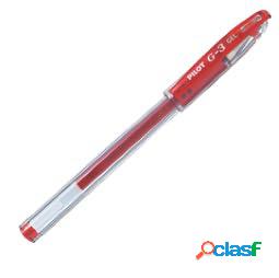 Roller gel G 3 - punta 0,7mm - rosso - - Pilot (unit vendita