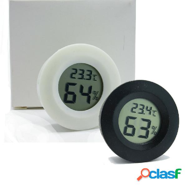 Round Embedded Electronic Thermometer and Hygrometer Pet