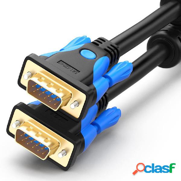 SAMZHE 1080P VGA 3+9 Male to Male Cable Gold-plated