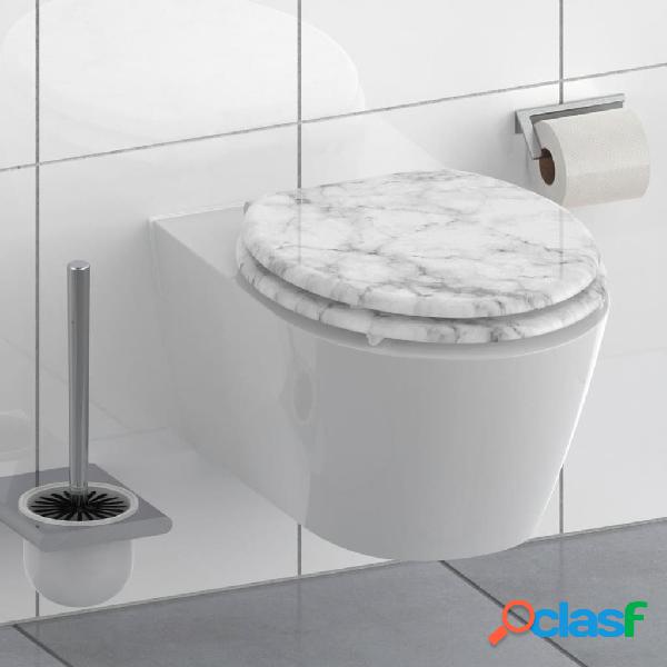 SCHÜTTE Tavoletta WC con Chiusura Rallentata MARMOR STONE
