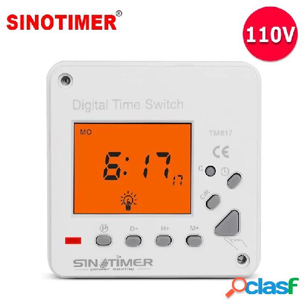 SINOTIMER TM617 AC 110V LCD Digital Display 7 Day Weekly