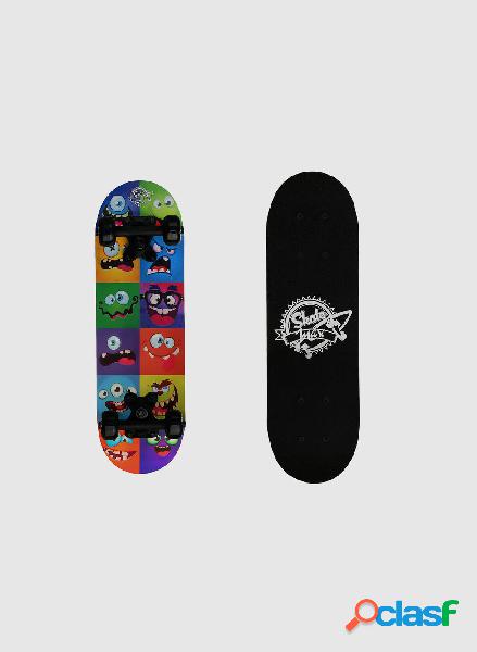 SKATEBOARD MONSTER FACE BAMBINI