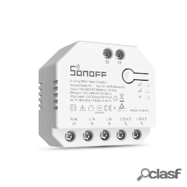 SONOFF DUALR3 Dual Relay Module WiFi DIY MINI Switch Two Way