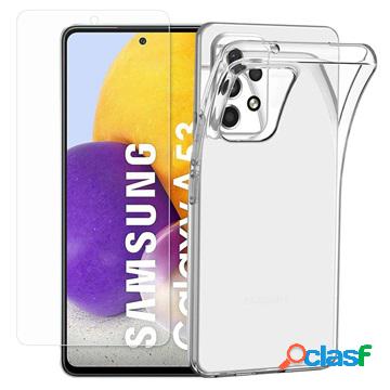 Saii 2-in-1 Cover in TPU con Proteggi Schermo per Samsung