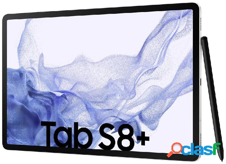 Samsung Galaxy Tab S8+ WiFi 256 GB Argento Tablet Android