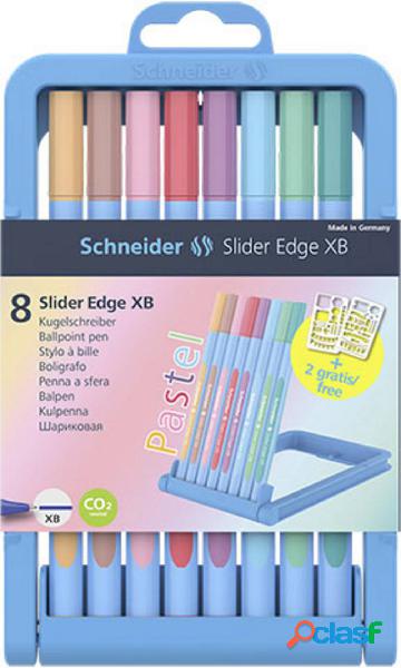 Schneider 8 pz. Slider Edge Pastell 152289 Penna monouso