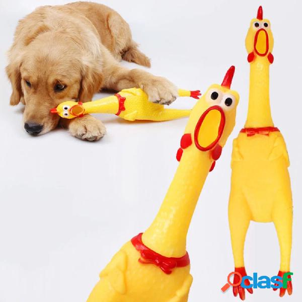 Screaming Chicken Dog Toys Squeeze Sound Pet Cat Toy Dogs