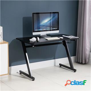 Scrivania per PC PLAYER, 120x65x74,5cm, in Metallo e Legno