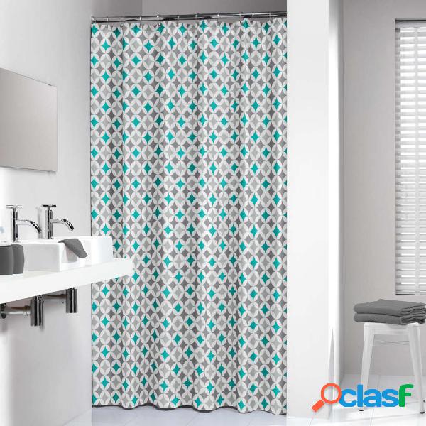 Sealskin Tenda per doccia Diamonds 180 cm verde acqua