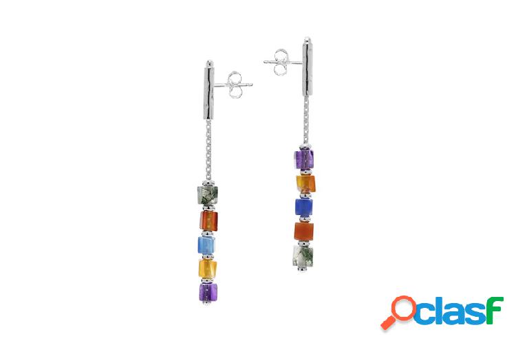 Selezione Zanolli Orecchini Antilla argento con pietre
