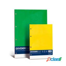 Separatori Dividerello - cartoncino colorato 220 gr - 15x21