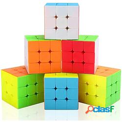 Set Speed Cube 6 pcs Cubo magico Cube intuitivo QI YI 333