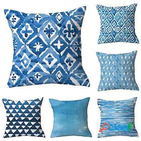 Set of 6 Throw Pillow Simple Classic 4545 cm Cushion Vintage