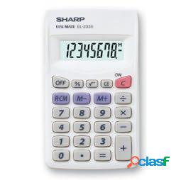 Sharp - Calcolatrice - tascabile - EL233SB (unit vendita 1