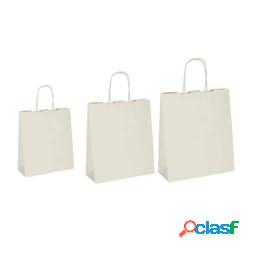 Shopper in carta - maniglie cordino - 26 x 11 x 34,5cm -