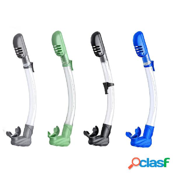 Silicone Diving Snorkel Full Dry Mouthpiece With Water Stop