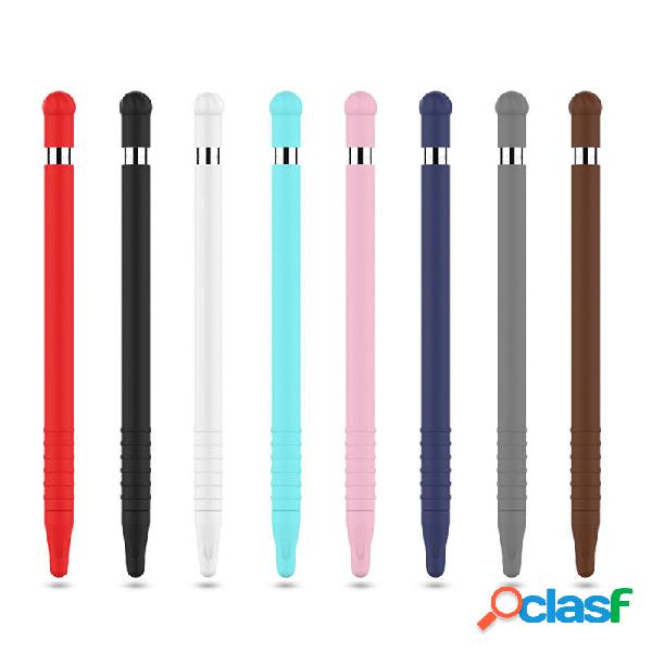 Silicone Sleeve Cap Tip Cover Holder Tablet Touch Pen Stylus