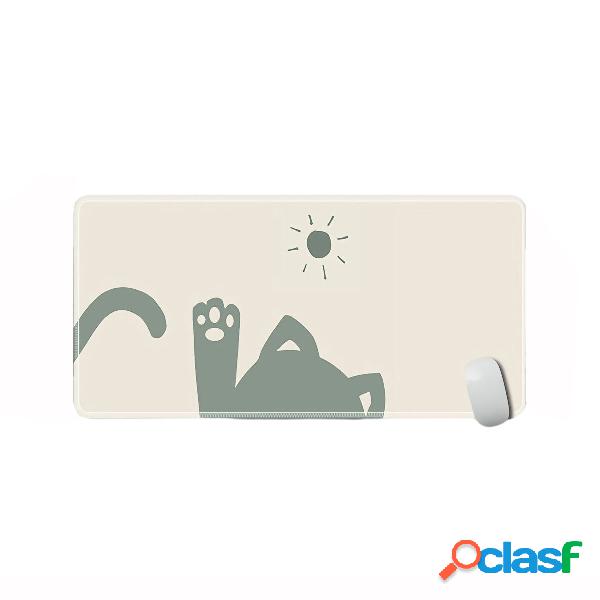 Simple Style Keyboard & Mouse Pad Cat/Cloud/Girl Large Mouse