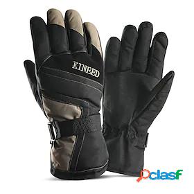 Ski Gloves Snow Gloves for Men Polyester / Cotton Thermal