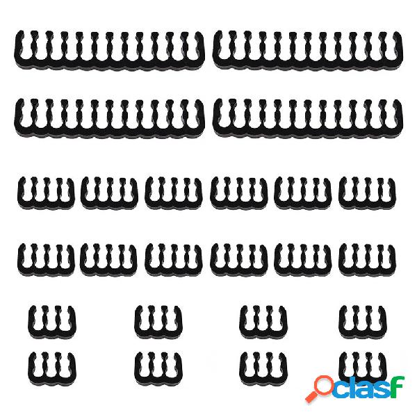 Sleeved Cable 24 Pieces Set Cord Clamp