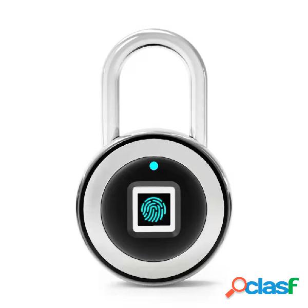 Smart Fingerprint Door Lock Padlock USB Charging Waterproof