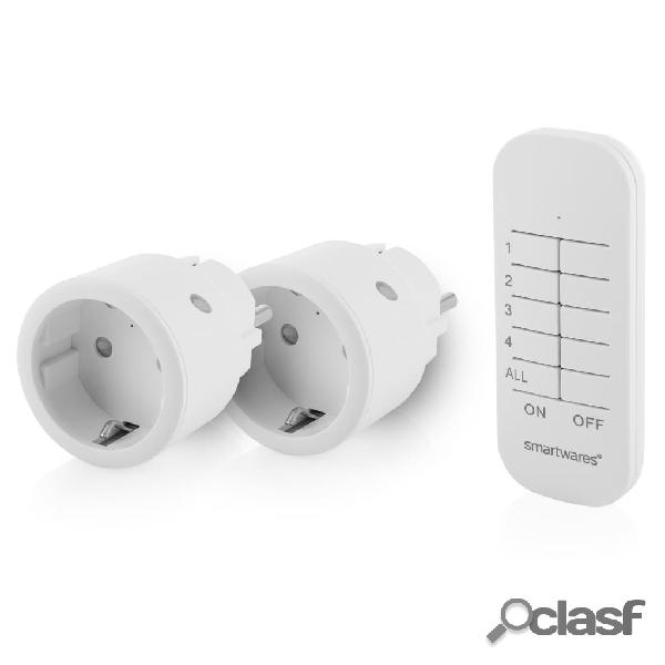 Smartwares Set Interruttore Wireless 6x5x5 cm Bianco