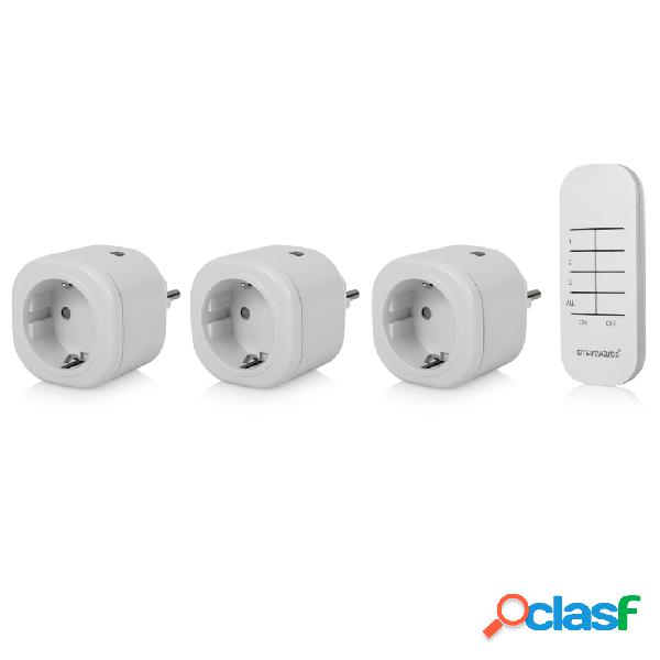 Smartwares Set di Mini Interruttori per Interni 8x5,5x5,5 cm