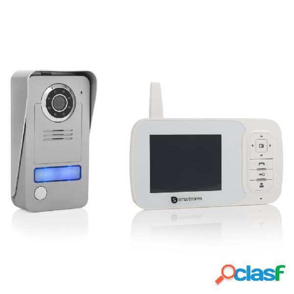 Smartwares Sistema di Videocitofono 15,2x11,4x2,1 cm Bianco