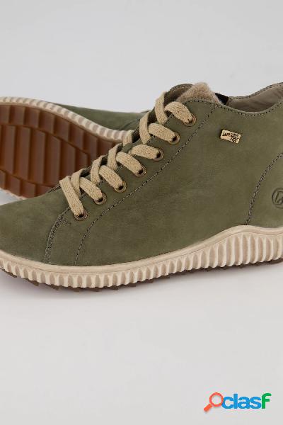 Sneaker in pelle, Donna, Turchese, Taglia: 41, Cuoio/Fibre