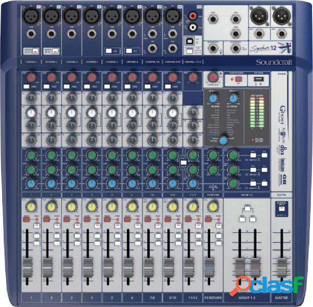 SoundCraft SIGNATURE 12 Mixer DJ Numero canali:12
