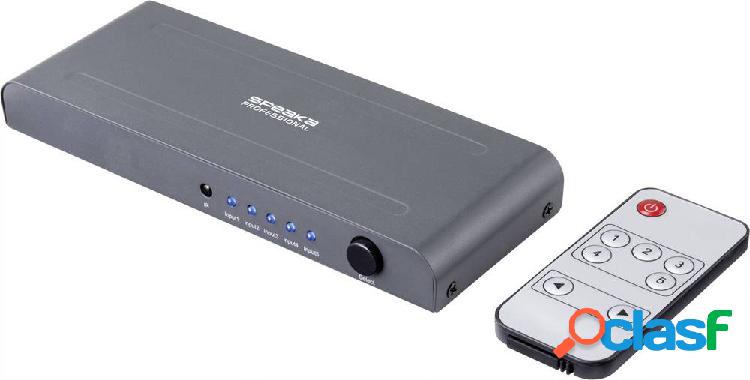 SpeaKa Professional SP-HSW-250 5 Porte Switch HDMI