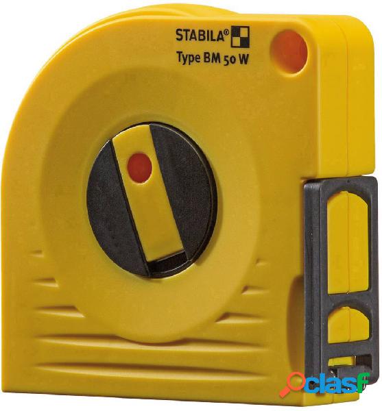 Stabila BM 50 W 17222 Metro a nastro 30 m Acciaio