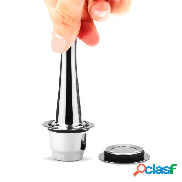Stainless Steel Coffee Tamper For Refillable Reusable