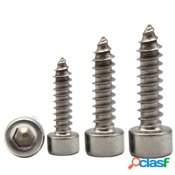 Suleve M2SH3 50Pcs M2 304 Stainless Steel Hex Socket