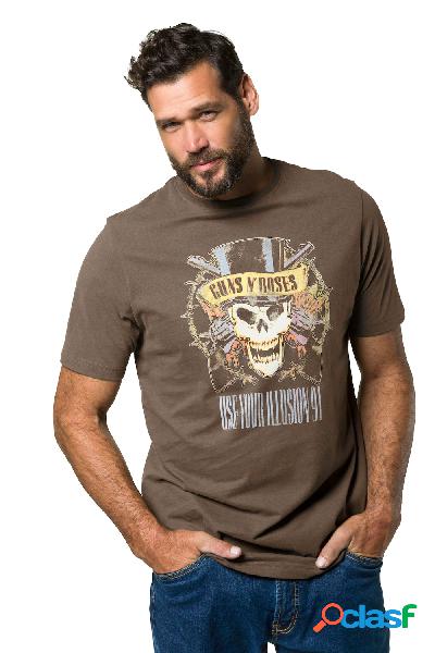 T-shirt dedicata alla band Guns N Roses con mezze maniche,