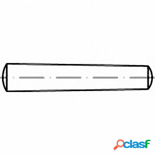 TOOLCRAFT 102480 Spina conica (Ø x L) 5 mm x 90 mm Acciaio