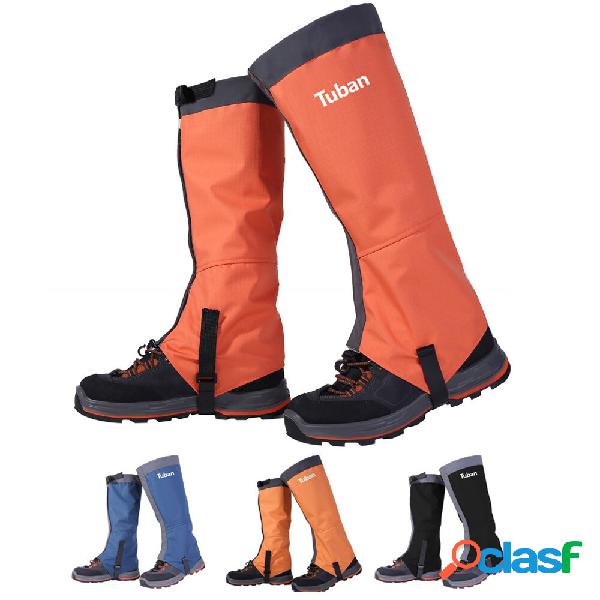 TUBAN Waterproof Skiing Boots Gaiters Adjustable Shoe Cover