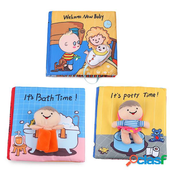 Tear-resistant Cloth Books for Baby Soft Nontoxic Fabric