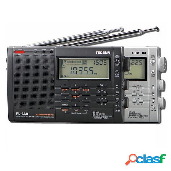 Tecsun PL-660 FM AM LW MW SW SSB Air PLL SYNC Digital Tuning