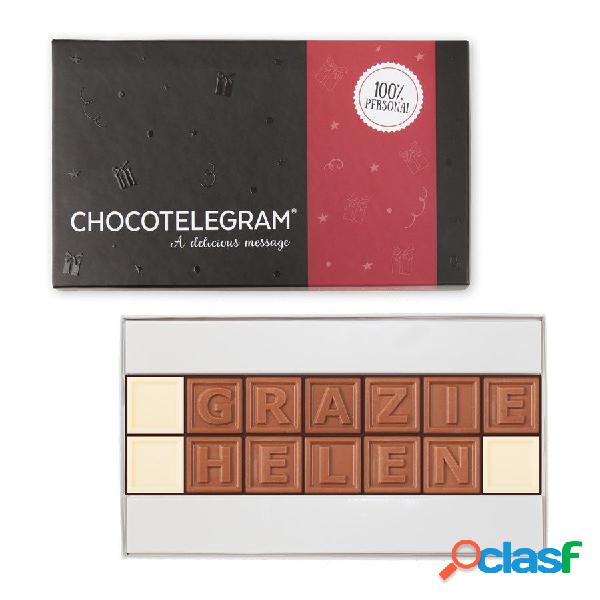Telegramma di cioccolato personalizzato - 14 caratteri