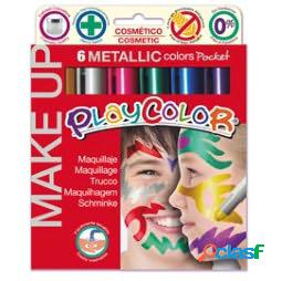 Tempera solida Make Up - cosmetica - Playcolor - astuccio 6