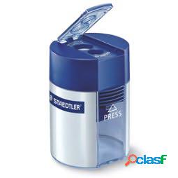 Temperamatite 2 fori con contenitore - blu - Staedtler (unit