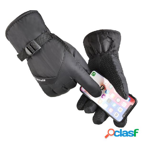 Tengoo Thicken Electric Cycling Ski Gloves Touch Screen
