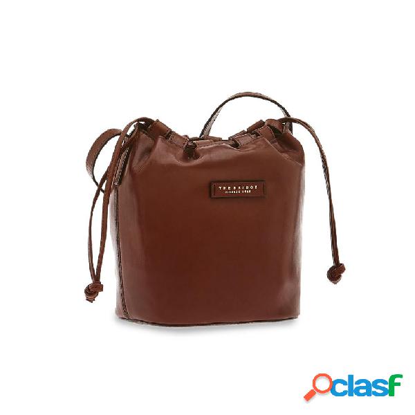 The bridge aurora bucket bag marrone tb 14