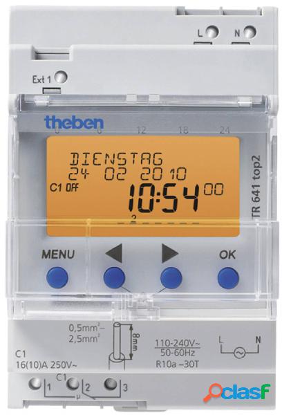 Theben 6410100 Timer per guida DIN