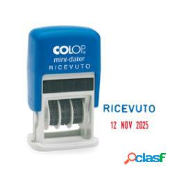 Timbro Mini Dater S160-L1 Datario + RICEVUTO - 4 mm -