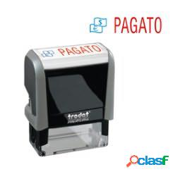 Timbro Office Printy Eco - PAGATO - 47x18 mm - Trodat (unit
